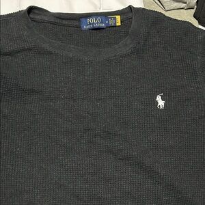 Polo by Ralph Lauren Charcoal crewneck sweater long sleeve Sz medium